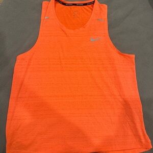 Nike Men's Bright Orange Tank Top